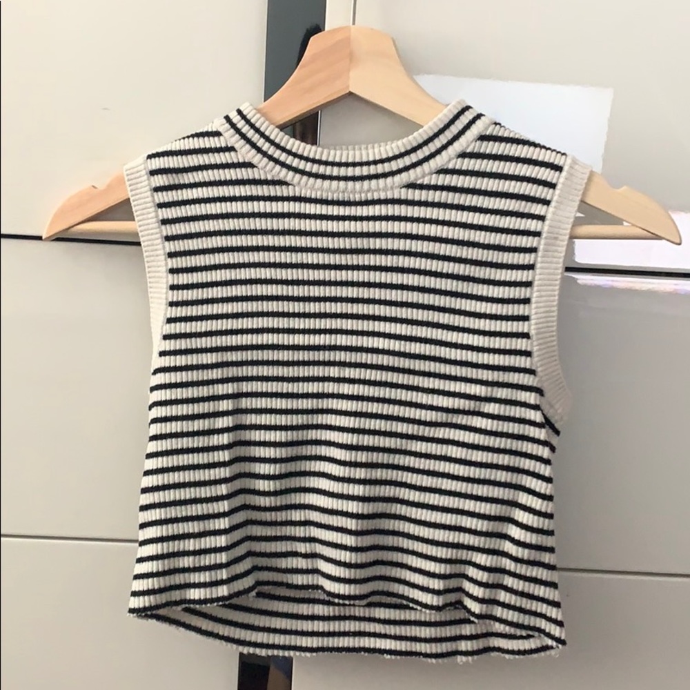 Striped Crop Top
